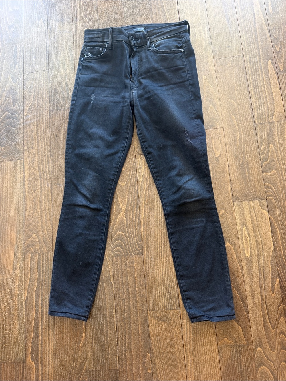 MOTHER Women's Black Skinny Jeans